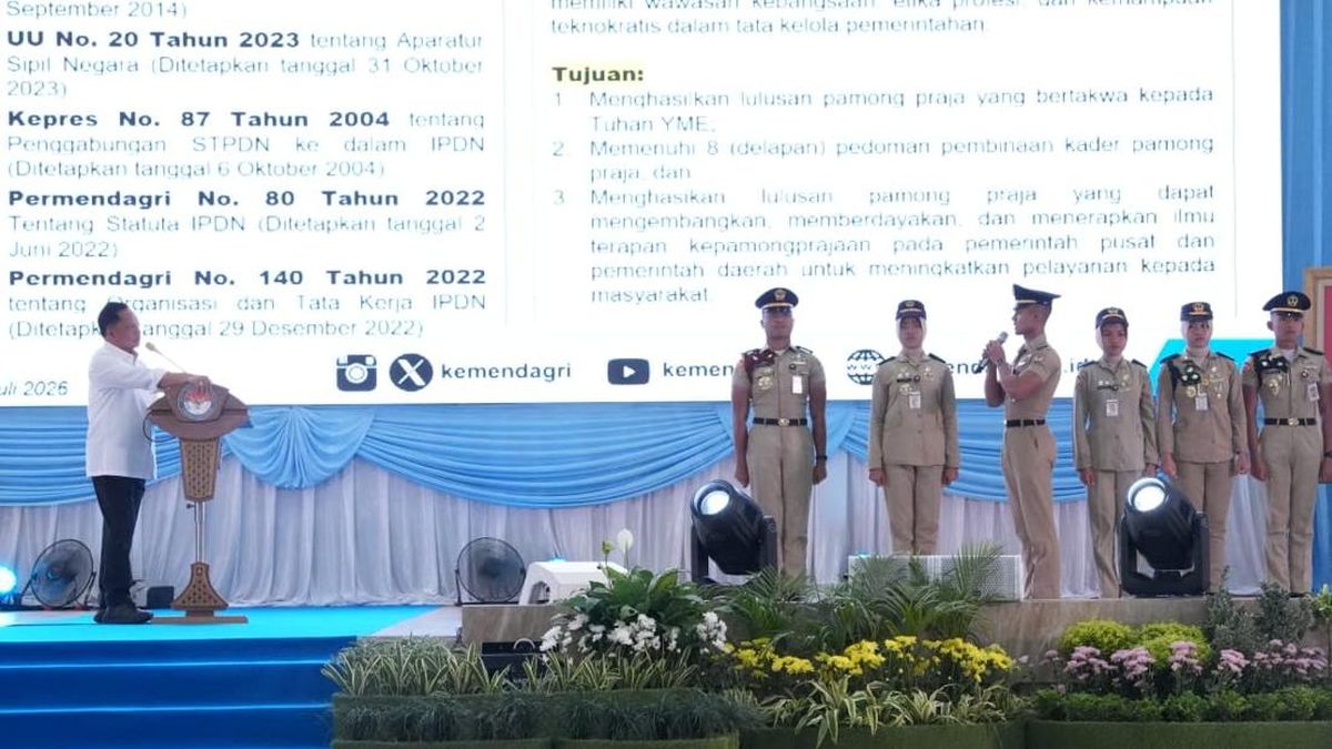 Mendagri Minta IPDN Jaga Sistem Rekrutmen yang Bersih dan Transparan