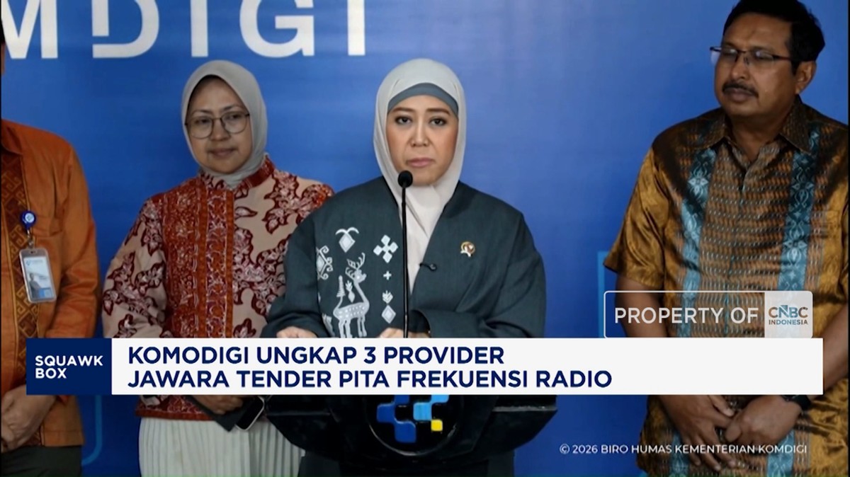 Video: Komdigi Ungkap 3 Provider Jawara Tender Pita Frekuensi Radio