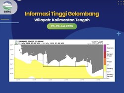 Gelombang Laut Kalteng Bisa Capai 2,5 Meter, Nelayan Diminta Waspada
