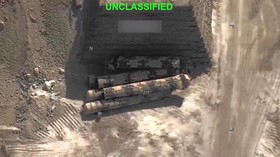 Military equipment targeted at an unknown location, during what U.S. Central Command (CENTCOM) says are strikes on Iran, in this screengrab taken from a handout video released on July 20, 2026. U.S. Central Command/Handout via REUTERS THIS IMAGE HAS