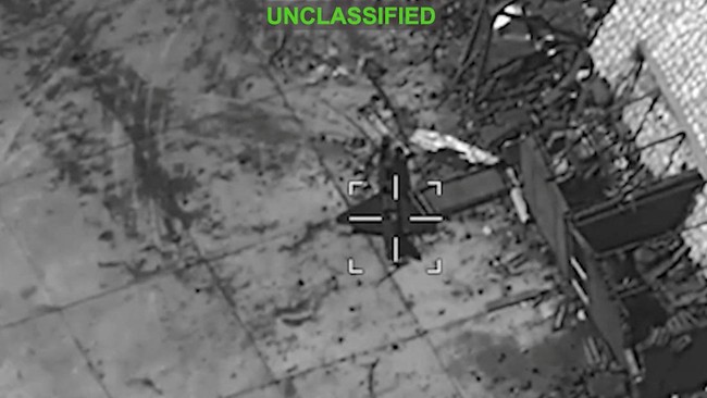 Military equipment targeted at an unknown location, during what U.S. Central Command (CENTCOM) says are strikes on Iran, in this screengrab taken from a handout video released on July 20, 2026. U.S. Central Command/Handout via REUTERS THIS IMAGE HAS