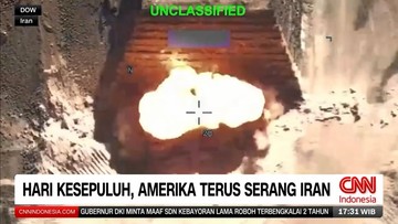 VIDEO: Hari Ke-10, Amerika Serikat Terus Lancarkan Serangan ke Iran