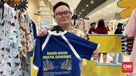 Anak-anak Downsyndrome yang berani berkarya (Tiara/CNNIndonesia.com)