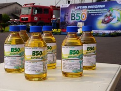 Pertamina Lakukan Pengiriman BBM B50 Perdana
