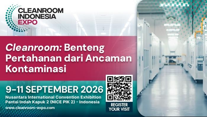 Cleanroom Indonesia Expo 2026 merupakan agenda yang layak masuk dalam kalender kegiatan Anda yang akan diselenggarakan pada 9-11 September 2026 di NICE, PIK 2