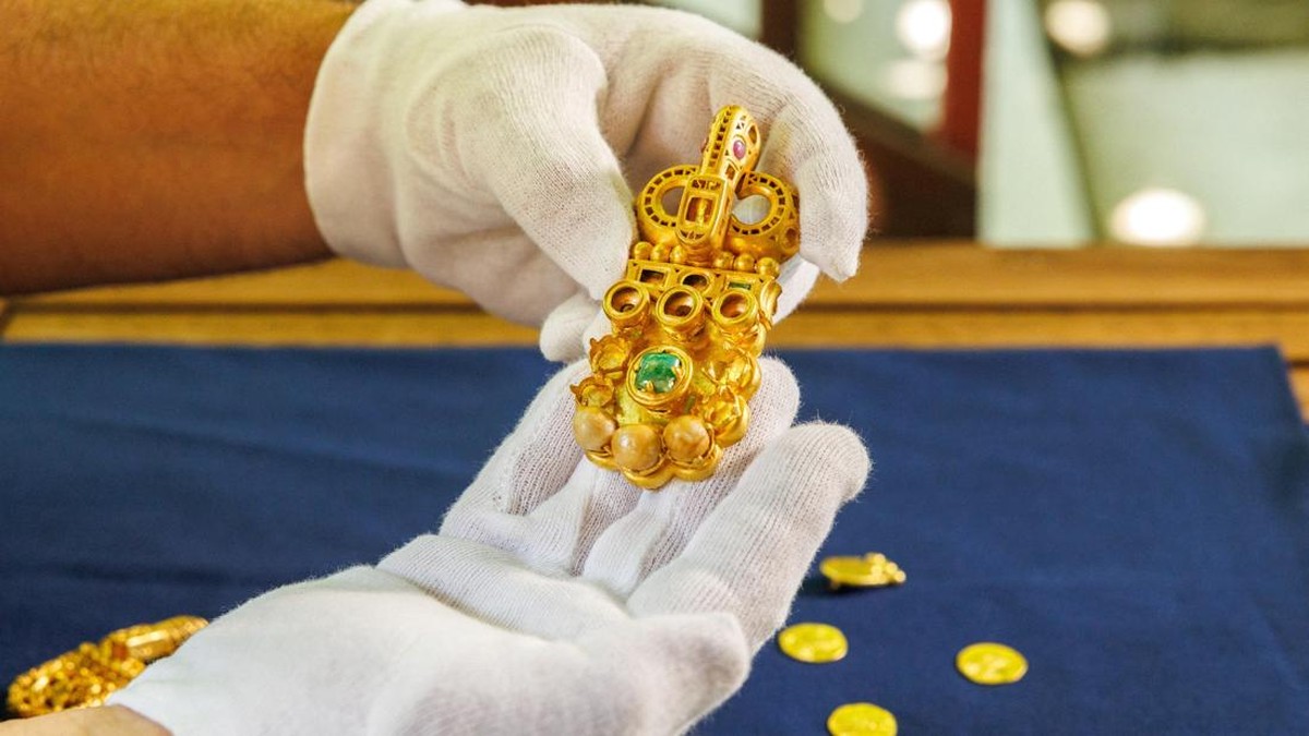 Penampakan Harta Karun Emas Langka Ditemukan, Ada Cincin Kaisar