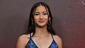 Actress Kaylee Hottle attends the world premiere of "Godzilla x Kong: The New Empire" at the TCL Chinese Theater in Hollywood on March 25, 2024. (Photo by Frederic J. BROWN / AFP)