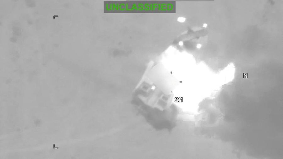 Militer AS mengatakan pada hari Rabu (22 Juli) bahwa mereka telah menyelesaikan serangan terbaru mereka terhadap Iran atas pengarahan Presiden Donald Trump, untuk malam ke-12 berturut-turut serangan Amerika. (via REUTERS/U.S. Central Command)