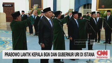VIDEO: Prabowo Lantik Kepala BGN Dan Gubernur URI di Istana