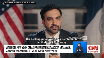 VIDEO: Wali Kota New York Desak Pemerintah AS Tangkap Netanyahu