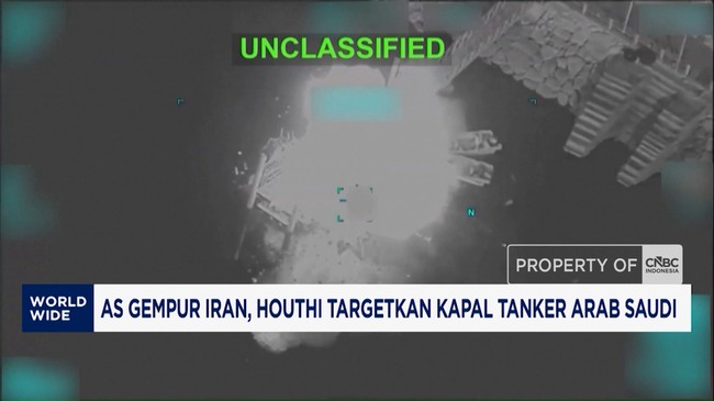 Video: AS Gempur Iran, Houthi Targetkan Kapal Tanker Arab Saudi