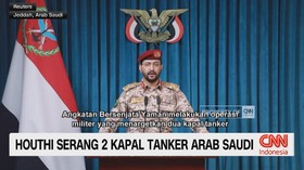 Houthi Serang 2 Kapal Tanker Arab Saudi