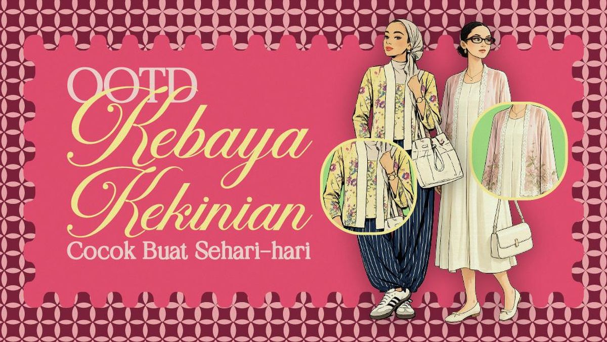 INFOGRAFIS: OOTD Kebaya Kekinian, Cocok Buat Sehari-hari