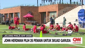 Timnas Indonesia dipastikan siap berlaga di ajang Piala AFF 2026 setelah melakukan pemusatan pelatihan lebih dari dua minggu di Pulau Dewata.
Jumlah pemain yang mengikuti pemusatan pelatihan pun dikerucutkan dari 50 menjadi 26 pemain.