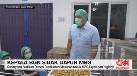 Kepala BGN Sidak Dapur MBG
