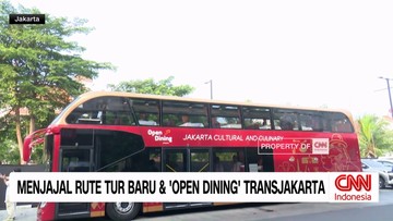 VIDEO: Menjajal Rute Tur Baru dan Open Dining TransJakarta