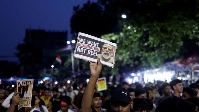 Gelombang Demo Besar Goyang India