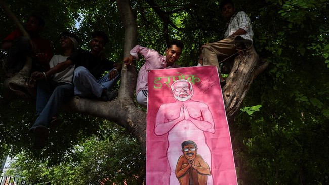 Gelombang Demo Besar Goyang India