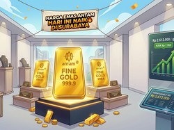 Harga Emas Antam Surabaya Hari Ini Naik Lagi, 1 Gram Rp 2.612.000