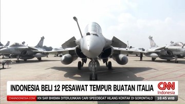 VIDEO: Indonesia Tambah Kekuatan Udara, Beli 12 Jet Tempur Italia