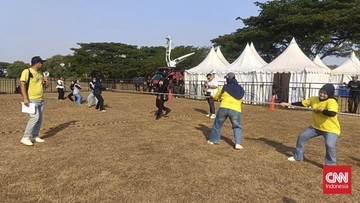 Keseruan Pengunjung Ikuti Lomba Rakyat di TRANS TV Festival Vol 5