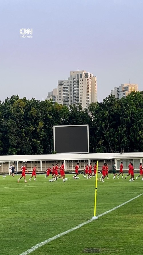 Timnas Indonesia Gelar Latihan Terakhir, Marselino dan Hubner Absen