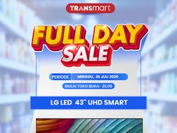 Belanja LG LED 43 UHD SMART Cuma Rp 3 Jutaan di Transmart Full Day Sale