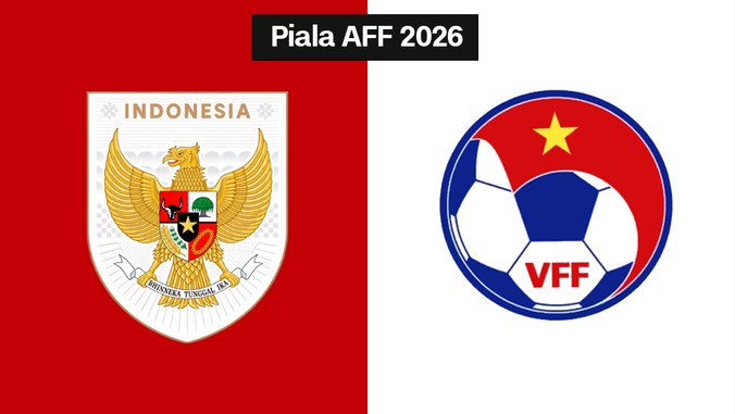 Cover Live Report Piala AFF 2026 - Indonesia vs Vietnam