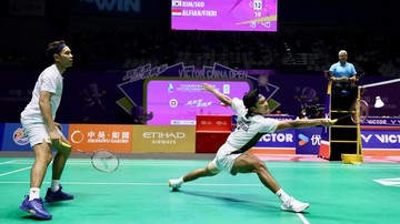 Update Eksklusif Olahraga CNN : Hasil Kejuaraan Dunia BWF: Fajar/Fikri Gagal ke Semifinal