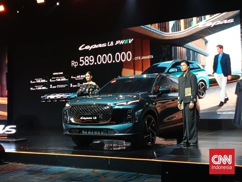 Lepas Indonesia resmi mengumumkan harga L8, Rp589 juta, pada Minggu (26/7).