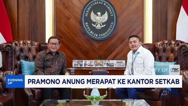 Video: Pramono Anung Merapat ke Kantor Setkab