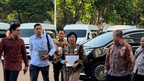 Momen Jajaran KSSK Sambangi Istana usai Dipanggil Prabowo