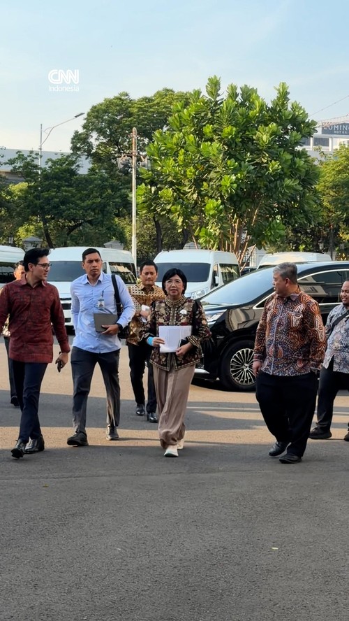 Momen Jajaran KSSK Sambangi Istana usai Dipanggil Prabowo