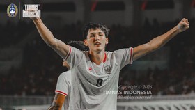 Mitchell Baker mencetak gol untuk Timnas Indonesia melawan Kamboja di Piala AFF 2026. (Dok. Timnas Indonesia)