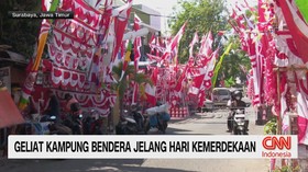 Geliat Kampung Bendera Jelang Hari Kemerdekaan