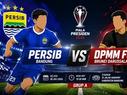 Jadwal Persib vs DPMM FC di Piala Presiden 2026, Main Malam Ini Pukul 19.30 WIB