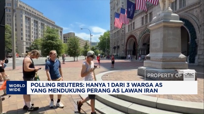 Video: Hanya 1 dari 3 Warga AS yang Mendukung Perang AS Lawan Iran