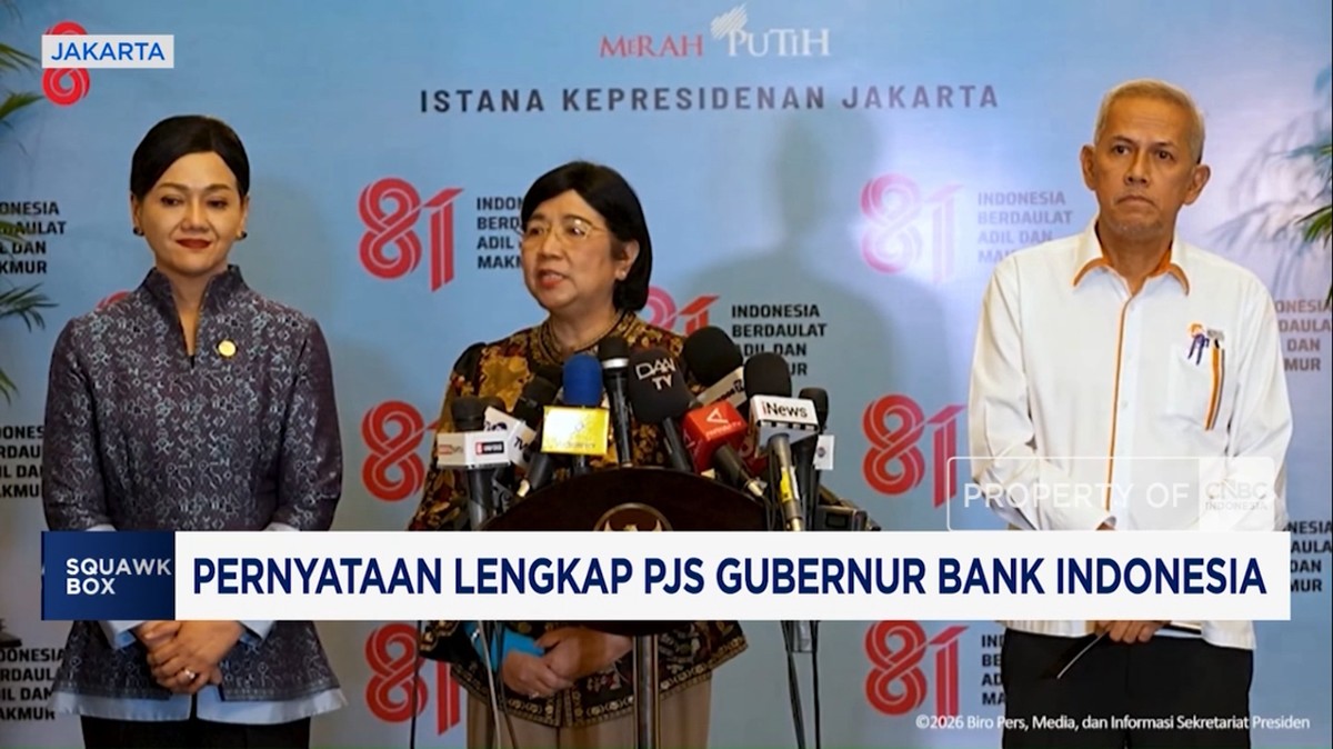 Video: Pjs. Gubernur BI Destry Damayanti Menghadap Prabowo di Istana