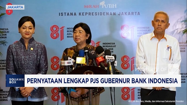 Video: Pjs. Gubernur BI Destry Damayanti Menghadap Prabowo di Istana