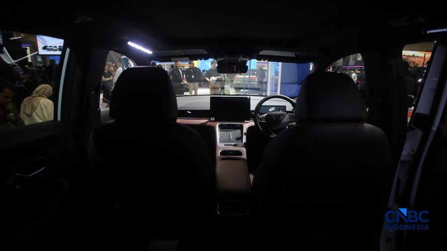 Geely Coolray ditampilkan dalam aktivitas GIIAS 2026 di ICE BSD, Kabupaten Tangerang, Banten, Rabu (29/7/2026). (CNBC Indonesia/Faisal Rahman)