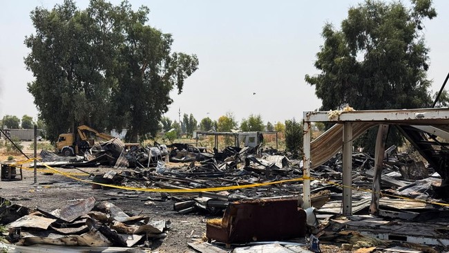 Potret Saudi dan AS Kirim Serangan ke Irak, Bangunan Rata dengan Tanah