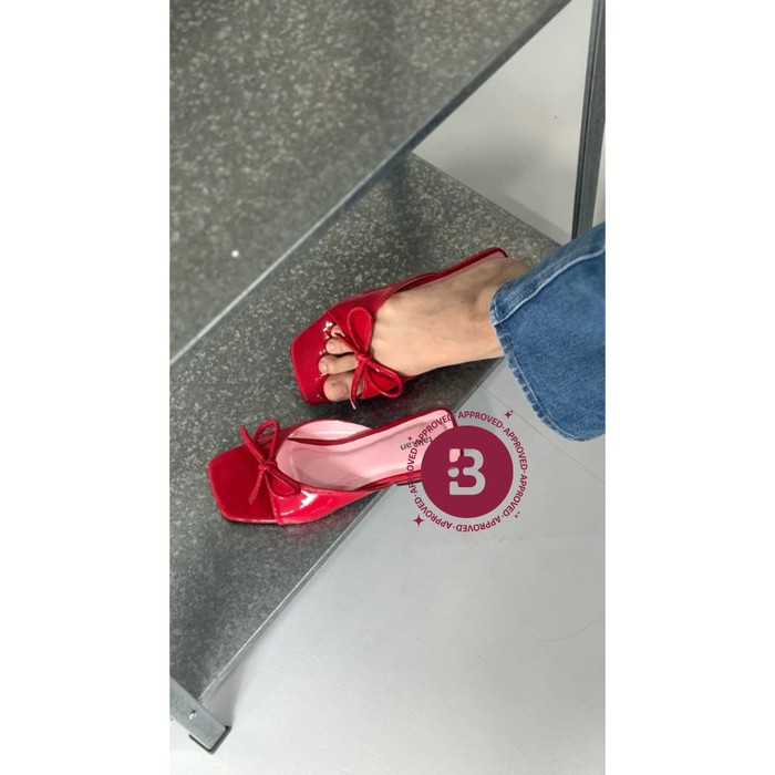Nata Bow Sandals (Redpink)