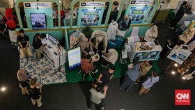 Suasana pameran Islamic Travel Connect 2026 yang diselenggarakan CNN Indonesia di Kota Kasablanka, Jakarta, Rabu, 29 Juli 2026. CNN Indonesia menghadirkan Islamic Travel Connect 2026, sebuah festival kolaboratif yang mempertemukan industri, regulator