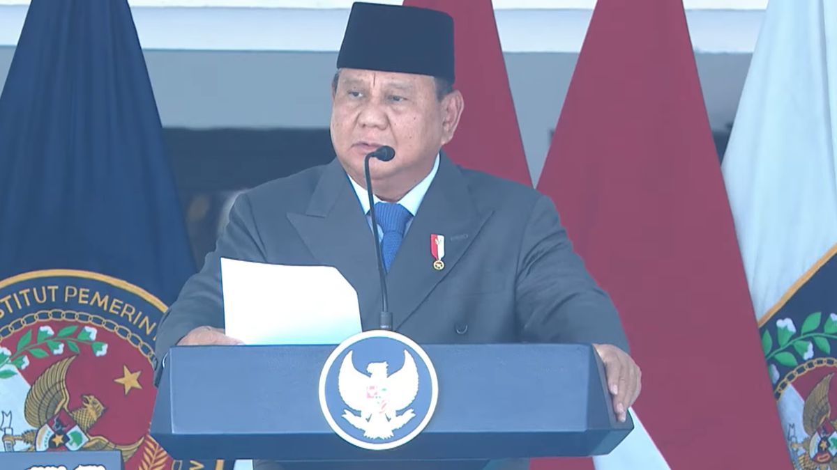 Lantik Praja Muda IPDN, Prabowo Tekankan Pentingnya Meritokrasi