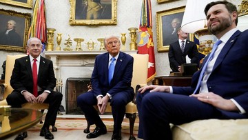 Wapres JD Vance Disebut Tegang dan Tak Nyaman saat Netanyahu Temui Trump