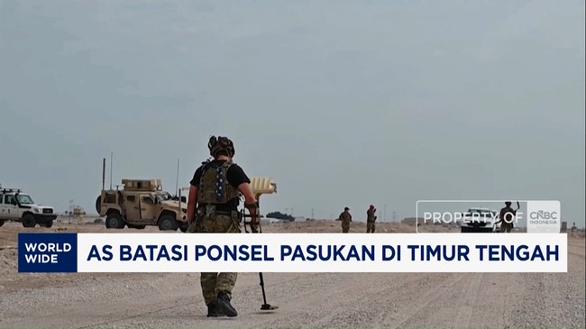 Video: AS Batasi Ponsel Pasukan di Timur Tengah