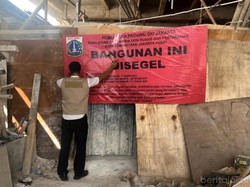Langgar Izin, Bangunan 6 Lantai di Gambir Disegel untuk Kelima Kali