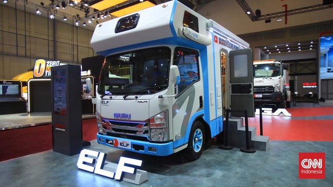 Campervan Isuzu berbasis ELF NLR B mejeng di GIIAS 2026.