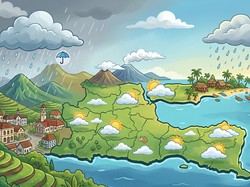Cuaca Jatim Hari Ini: Kota Batu dan Sumenep Hujan Ringan