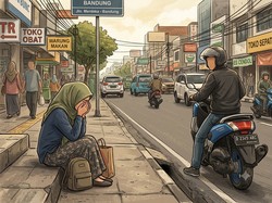 Teteh di Bandung Ketakutan Usai Motornya Dirampas OTK Jam 11 Siang